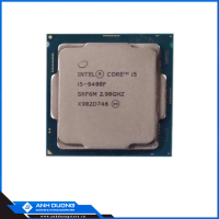 CPU Intel Core i5 9400F (4.10GHz, 9M, 6 Cores 6 Threads) TRAY chưa gồm Fan (Không GPU)