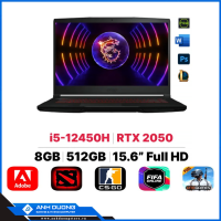 Laptop MSI Thin GF63 12UCX-841VN (Intel Core i5-12450H | 8GB | 512GB | RTX 2050 Max Q | 15.6 inch FHD 144Hz | Win 11 | Đen)